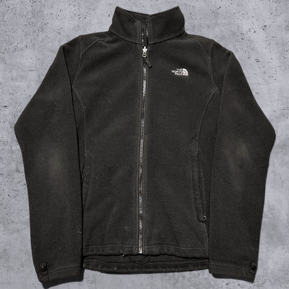 The North Face Black Full Zip Fleece Jacket Gorpcore Retro Women's Size Medium - Picture 1 of 6